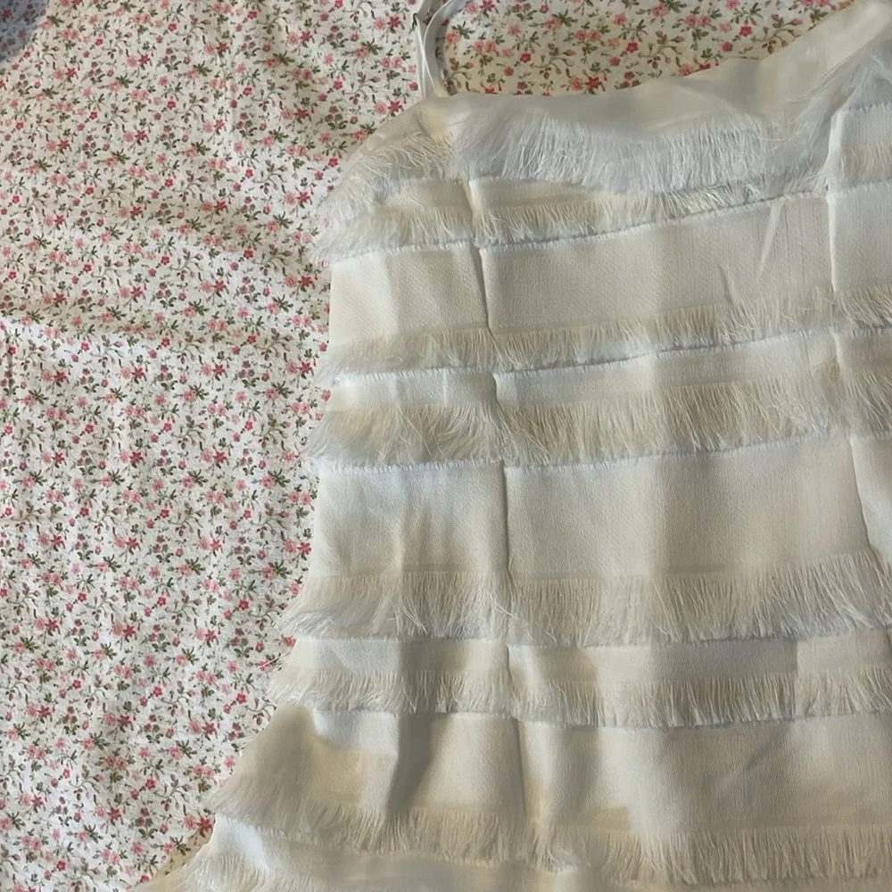 Princess Polly White Ruffled Dress - Picture 2 of 4